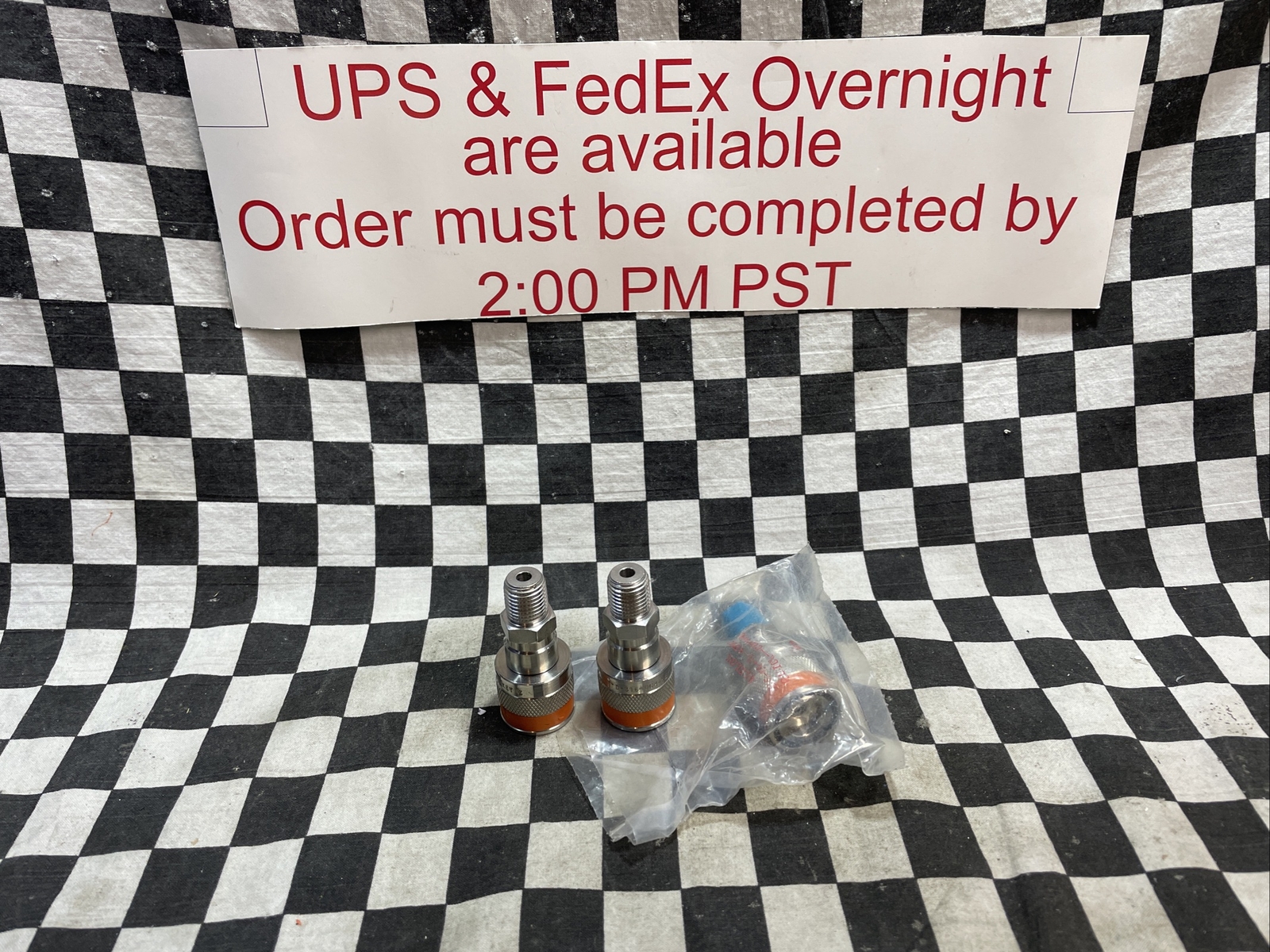 SWAGELOK SS-QC4-B-4PMK2, SSQC4B4PMK2, Quick Connect Orange Key 1/4″ , LOT OF 3