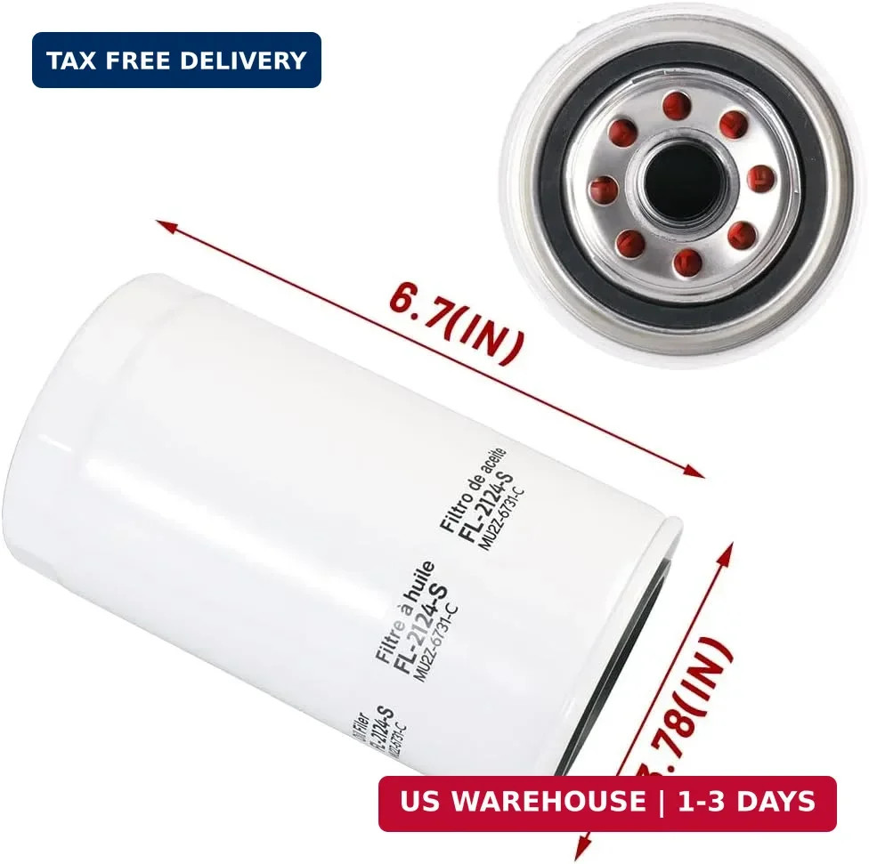 FL2124S Oil filter FD4625 Fuel Filter Fits for 2017-2022 Ford F250 F350 F450 F55