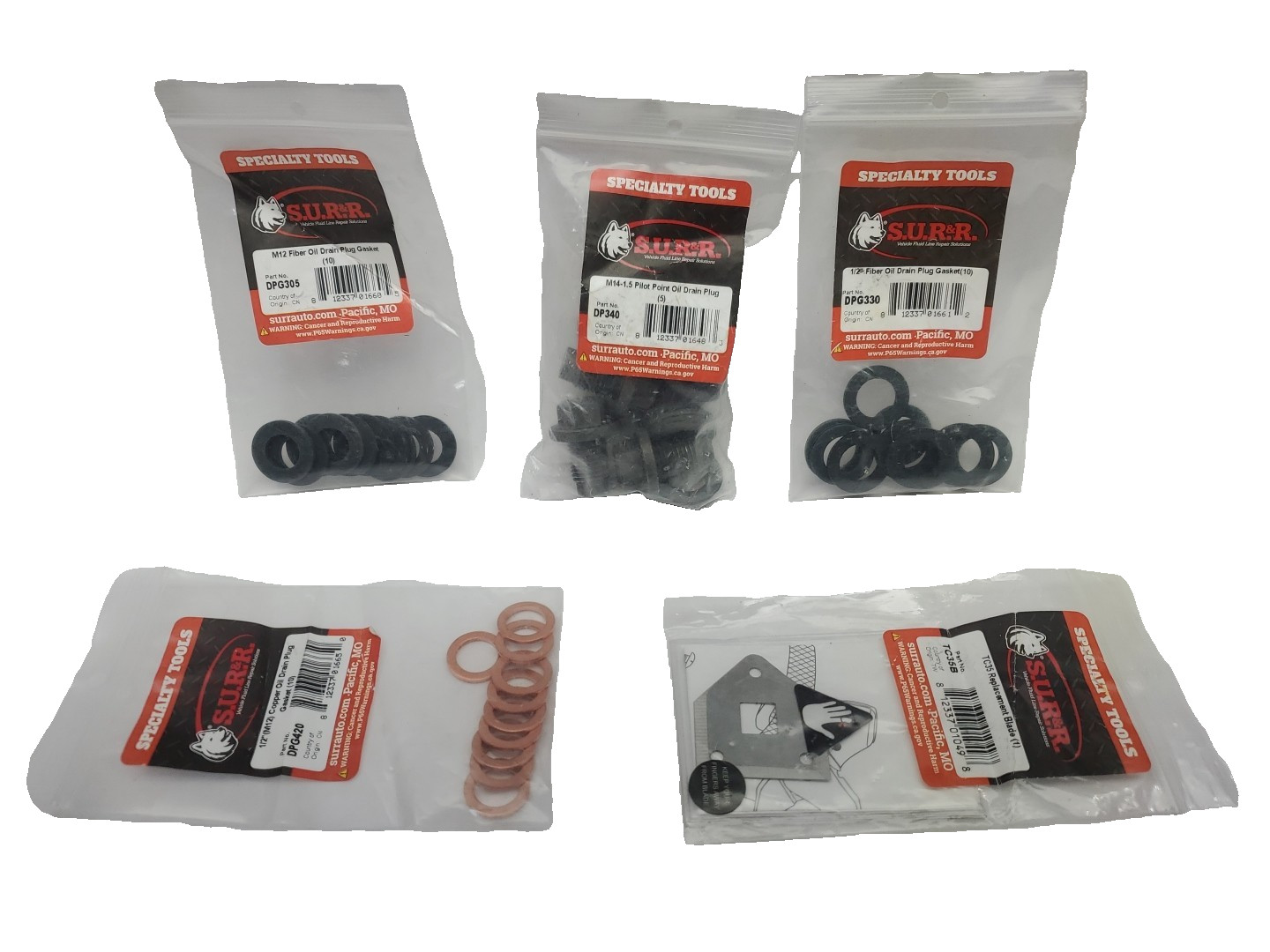 Assorted S.U.R.R., Specialty Tools, TC35B,DPG305,DP340,DPG330,DPG420