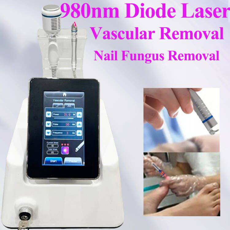 3 in 1 980nm diode laser Vascular Spider Veins Removal Machine nail fungus treat