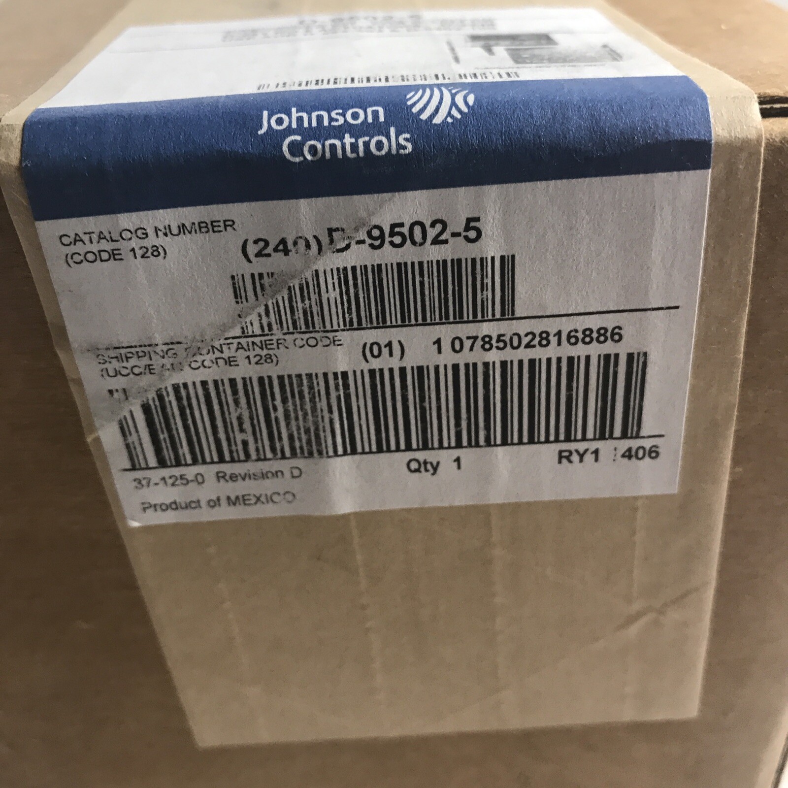 JOHNSON CONTROLS D-9502-5 POSITIONER KIT, New Sealed In Box