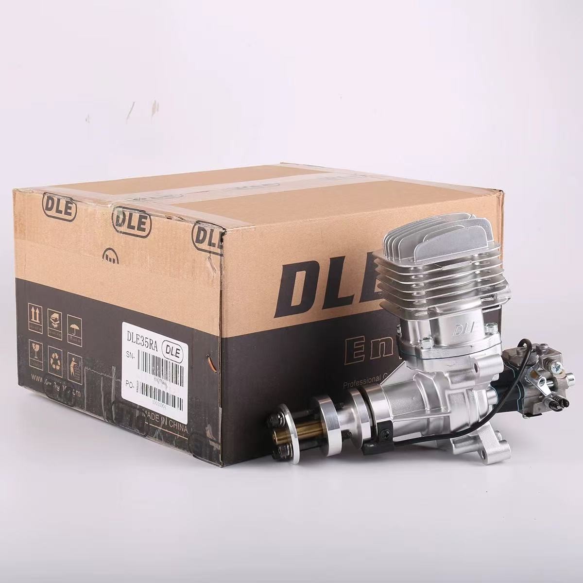 1pc DLE35RA Engine W/Electronic Igniton &Muffler For 30CC 35CC RC Plane