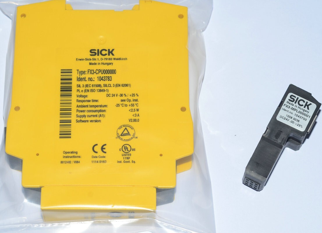NEW FX3-CPU000000 SICK 1043783 Flexi Soft / Safe EFI-pro System SICK V2