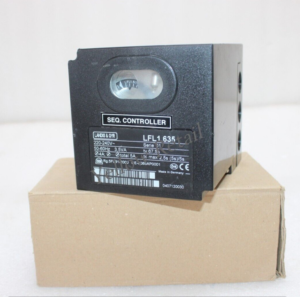 LANDIS & GYR LFL1.635 GAS BURNER CONTROLLER 220-240V 50/60Hz LFL1635