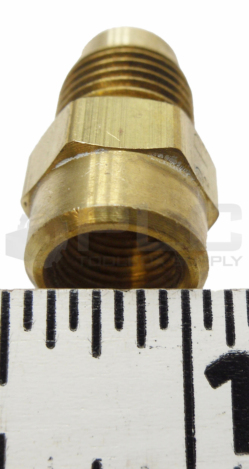 LOT OF 23 NEW PARKER 5/16″ ID X 1/2″ OD MALE FLARE FITTINGS BRASS