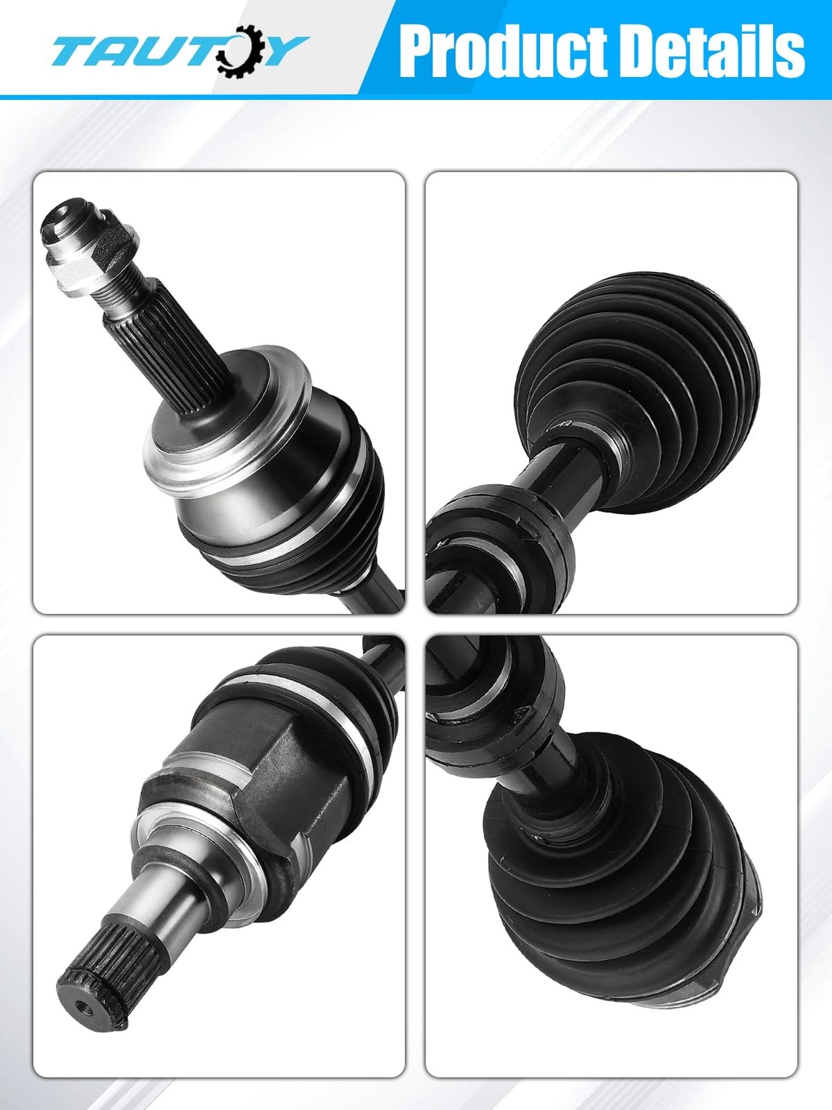 TAUTOY 434200R080 1 PCS Front CV Axle Shaft Assembly (2.5L ONLY) for Scion tC…