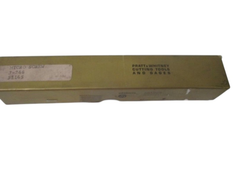 PRATT & WHITNEY CUTTING TOOLS J-246 MICRO SCREW NSMP
