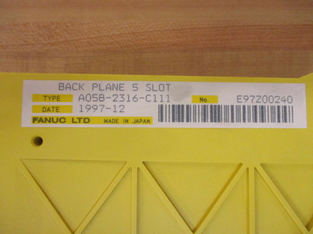 Fanuc A05B-2316-C111 Back Plane AO5B2316C111