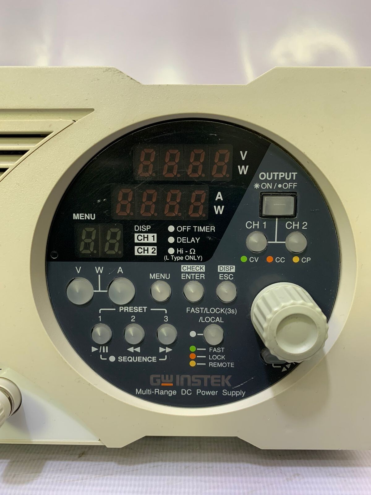 GW Instek / Multi-Range DC Power Supply / PSB-2400L2 / 400W, 80V-DC, 40A-DC