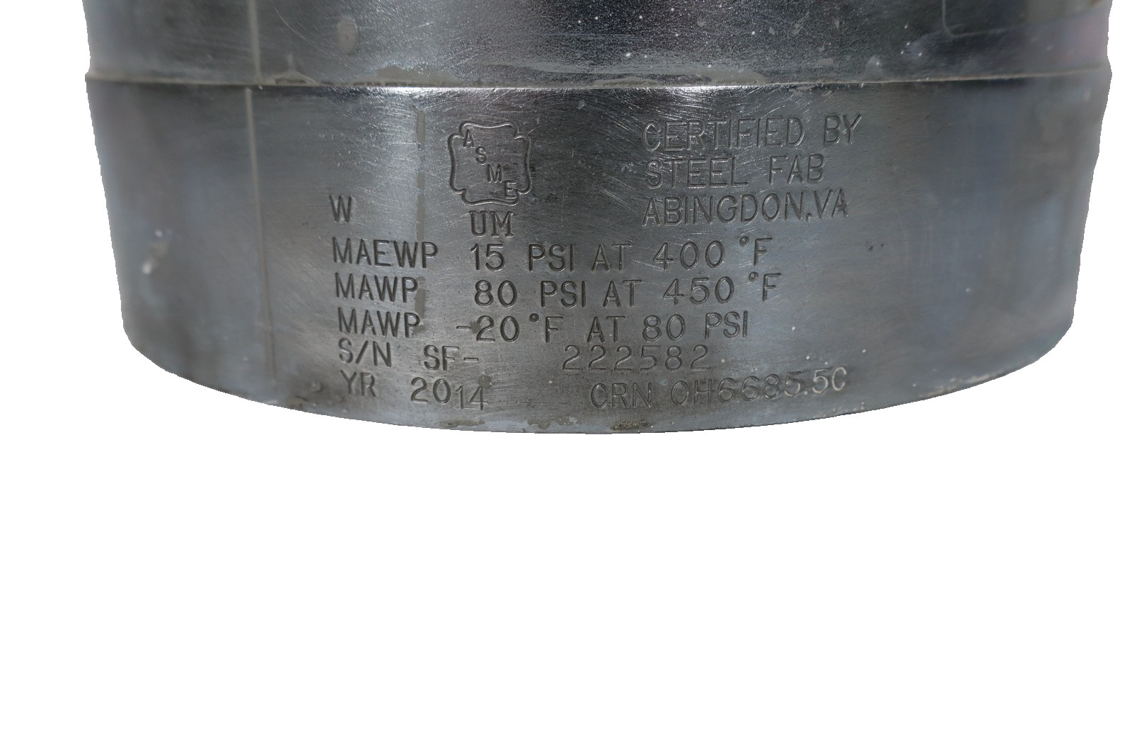 Binks 2.8 Gallon Paint Pot Stainless Pressure Paint Pot CRN OH6685.5C