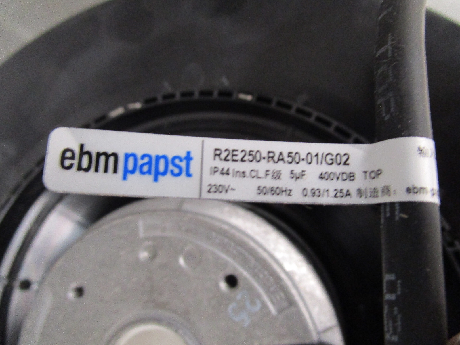 New EBM-Papst R2E250-RA50-01/G02 Blower Fan