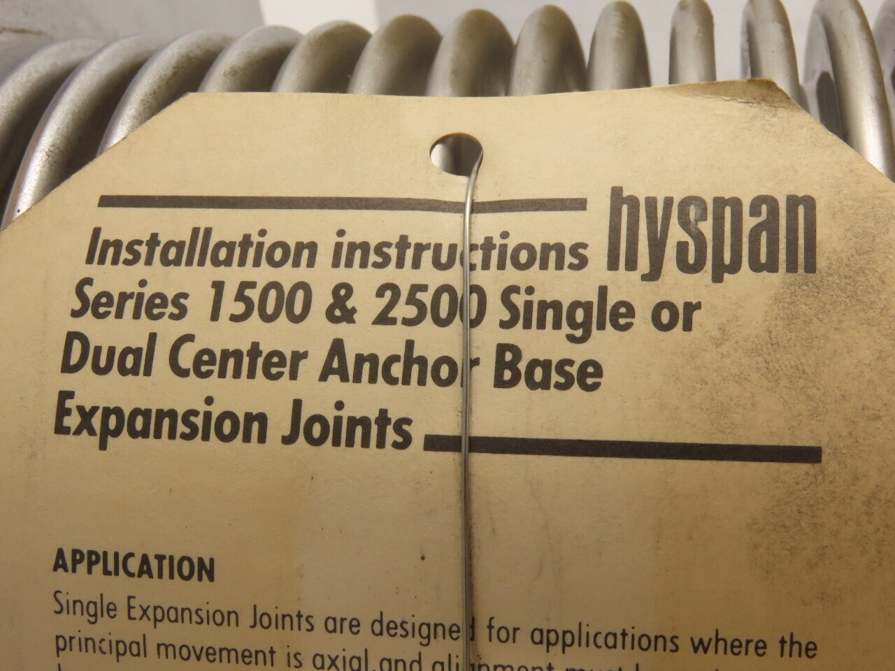 Hyperspan 30358 Dual Center Anchor Base Size 3″ 150 PSIG