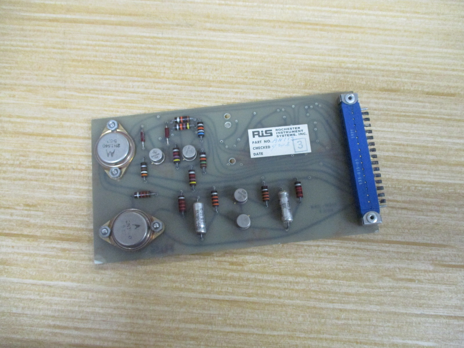 Rochester Instrument Systems AN113 Circuit Board 1000-398