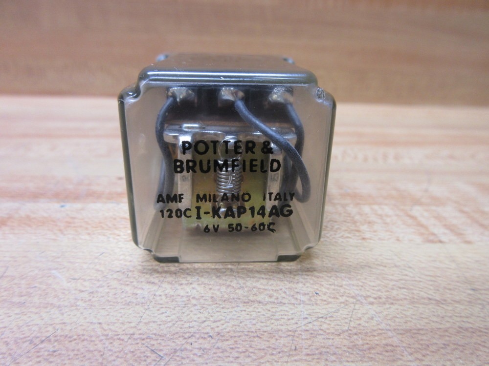 AMF Potter & Brumfield 120CI-KAP14AG-6V AMF Relay