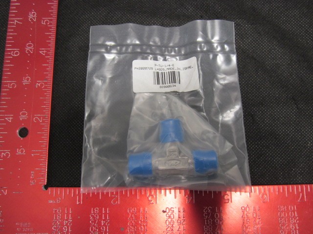 CAJON SS-4-VCR-TP 316 STAINLESS STEEL VCR FACE SEAL FITTING 1/4 IN UNION TEE