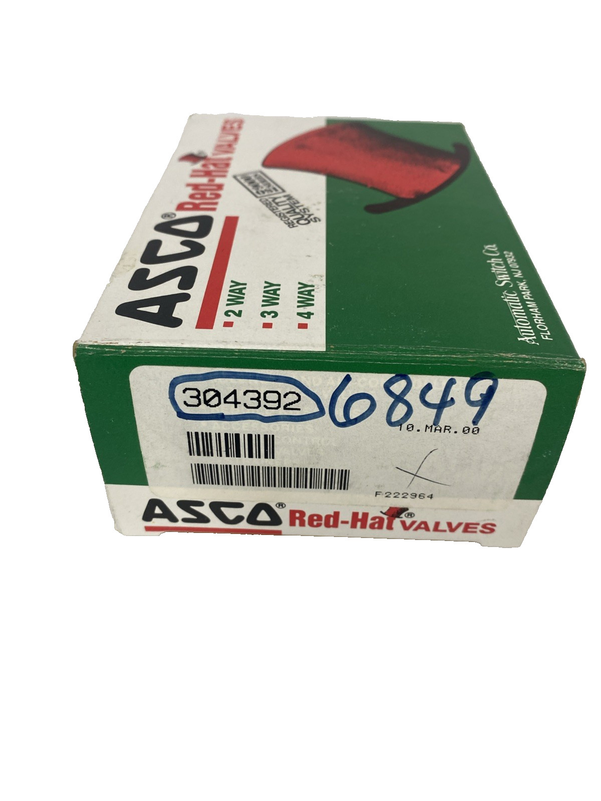 ASCO RED-HAT valves rebuild kit 304392 BRAND NEW SERIES 8220 DAMAGED BOX