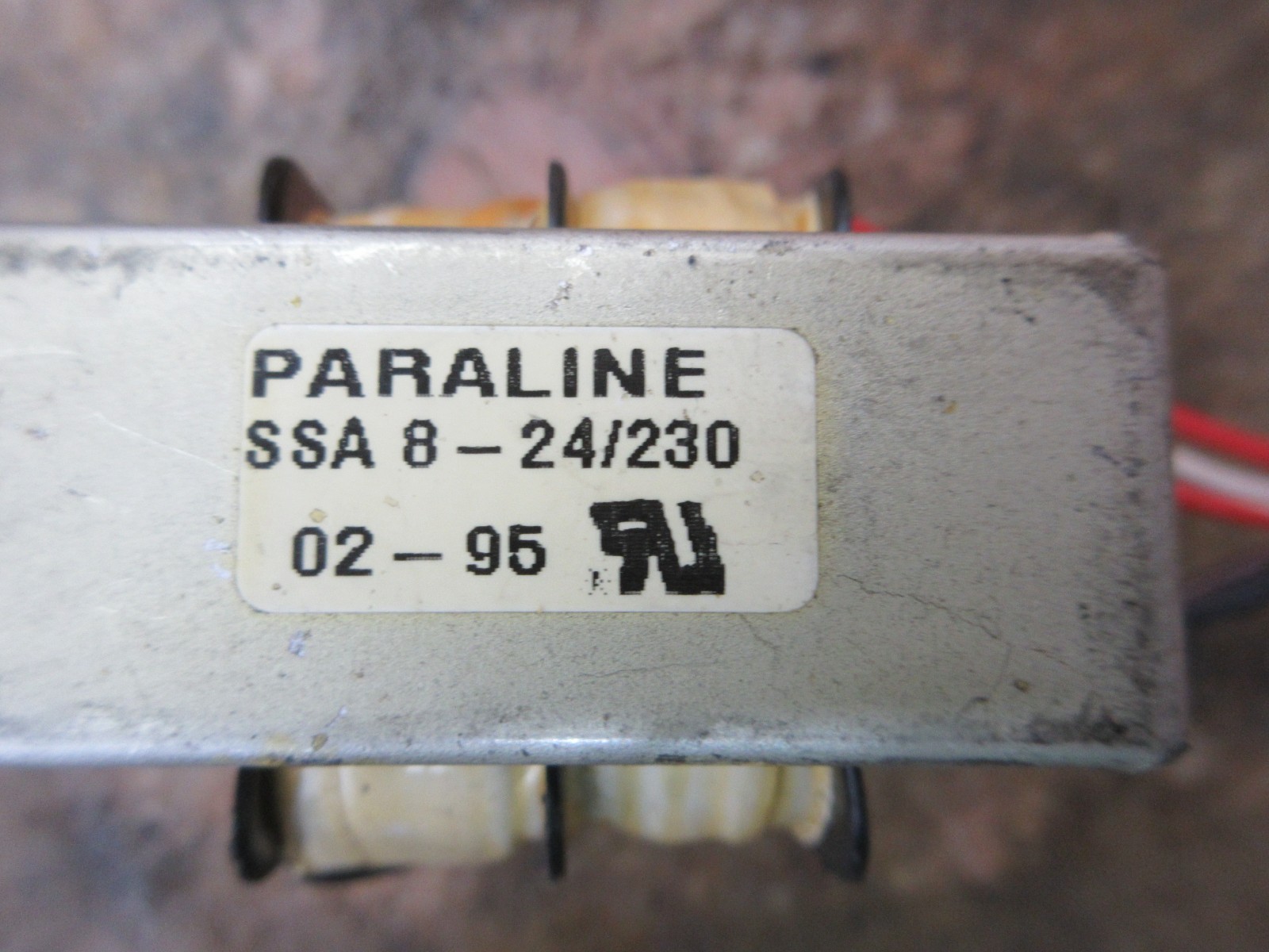 1996 HAAS VF-1 CNC VERTICAL MILL PARALINE SSA8-24/230 TRANSFORMER