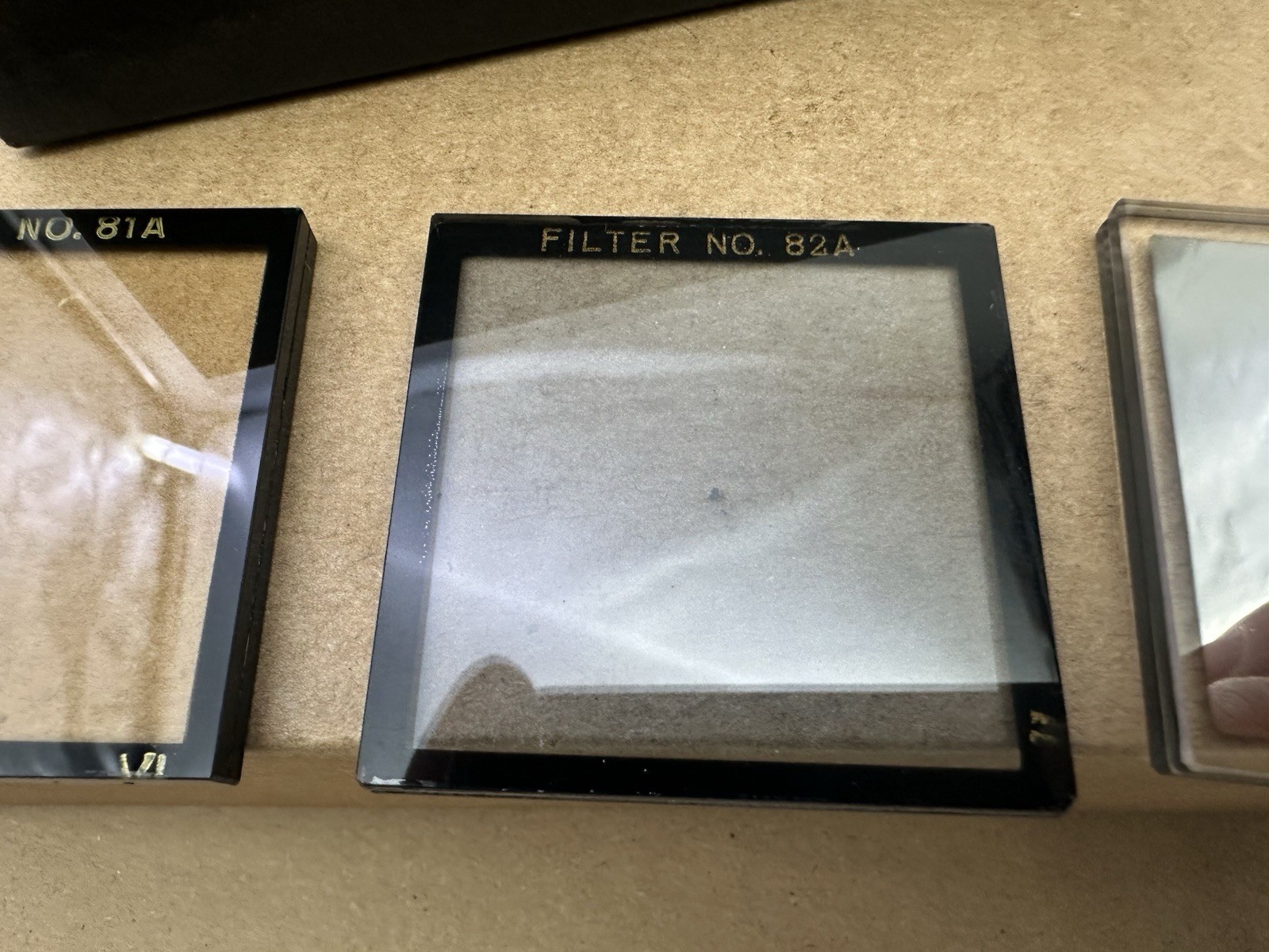 Vtg FULL BOX Set of SIX (6) Bausch & Lomb Optical Density Filters 313411-103