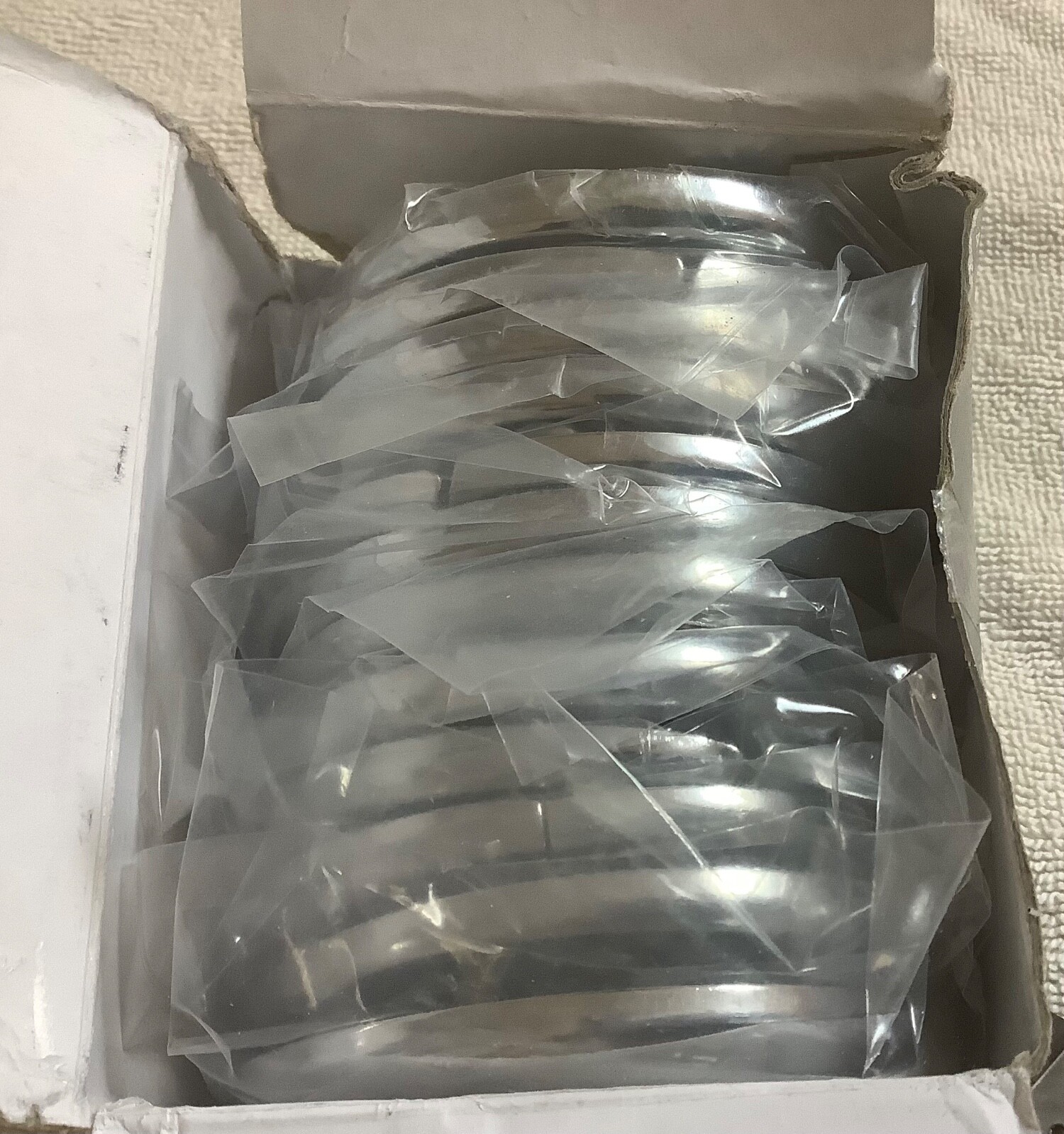 Pasco 3/4” floor and Ceiling Plate 2882 Heavy Pattern With Springs Hinged Chrome