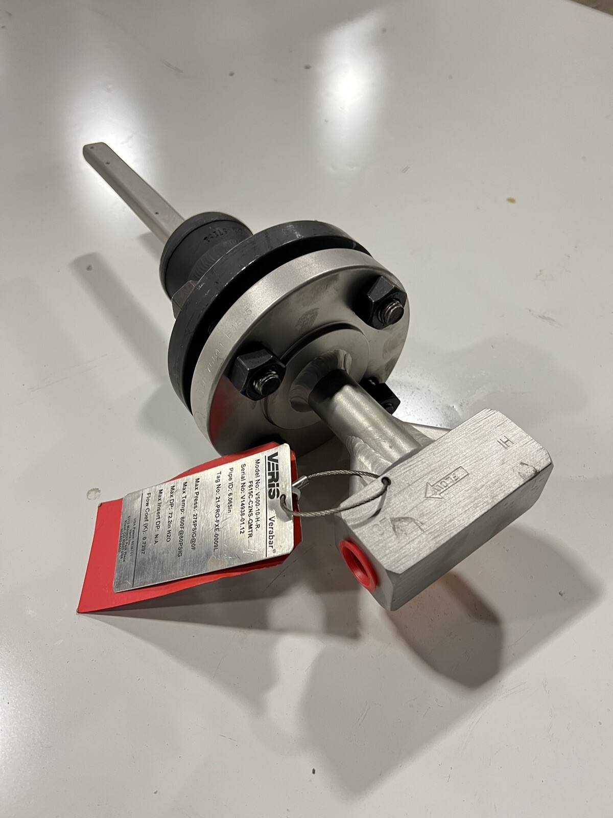 Veris Verabar V500-10-H-R-F615C-C2NS-QMTR Steam Gas Liquid Measurement Flanged