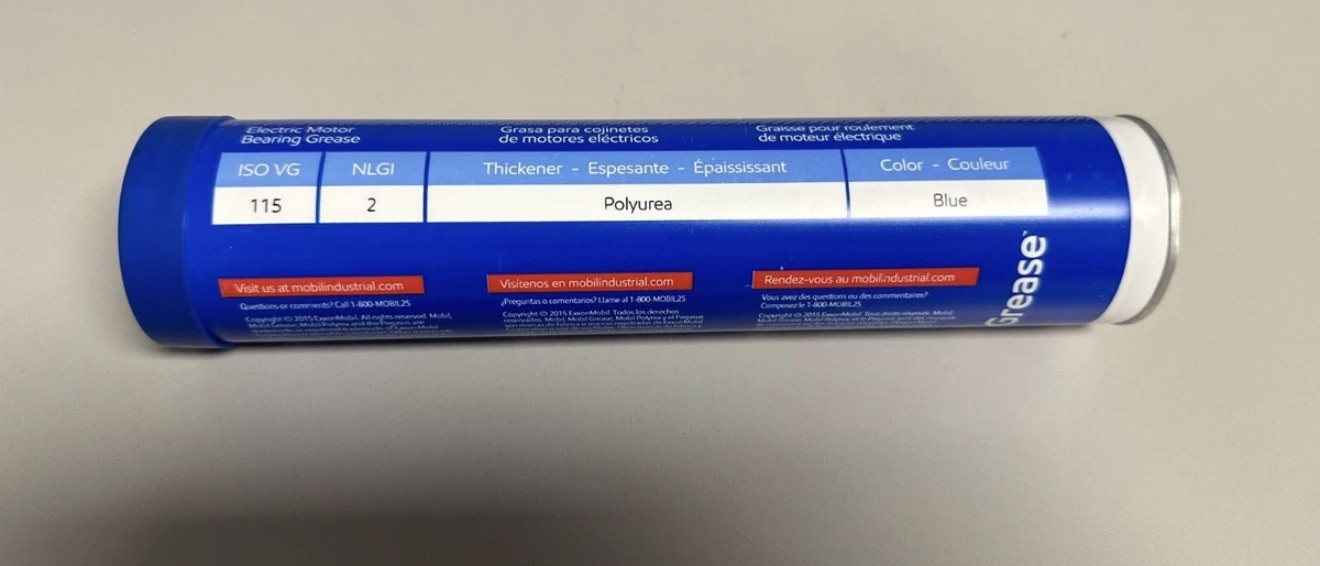 Mobil Polyrex EM ELECTRIC MOTOR GREASE Bearing Blue 13.7 OZ
