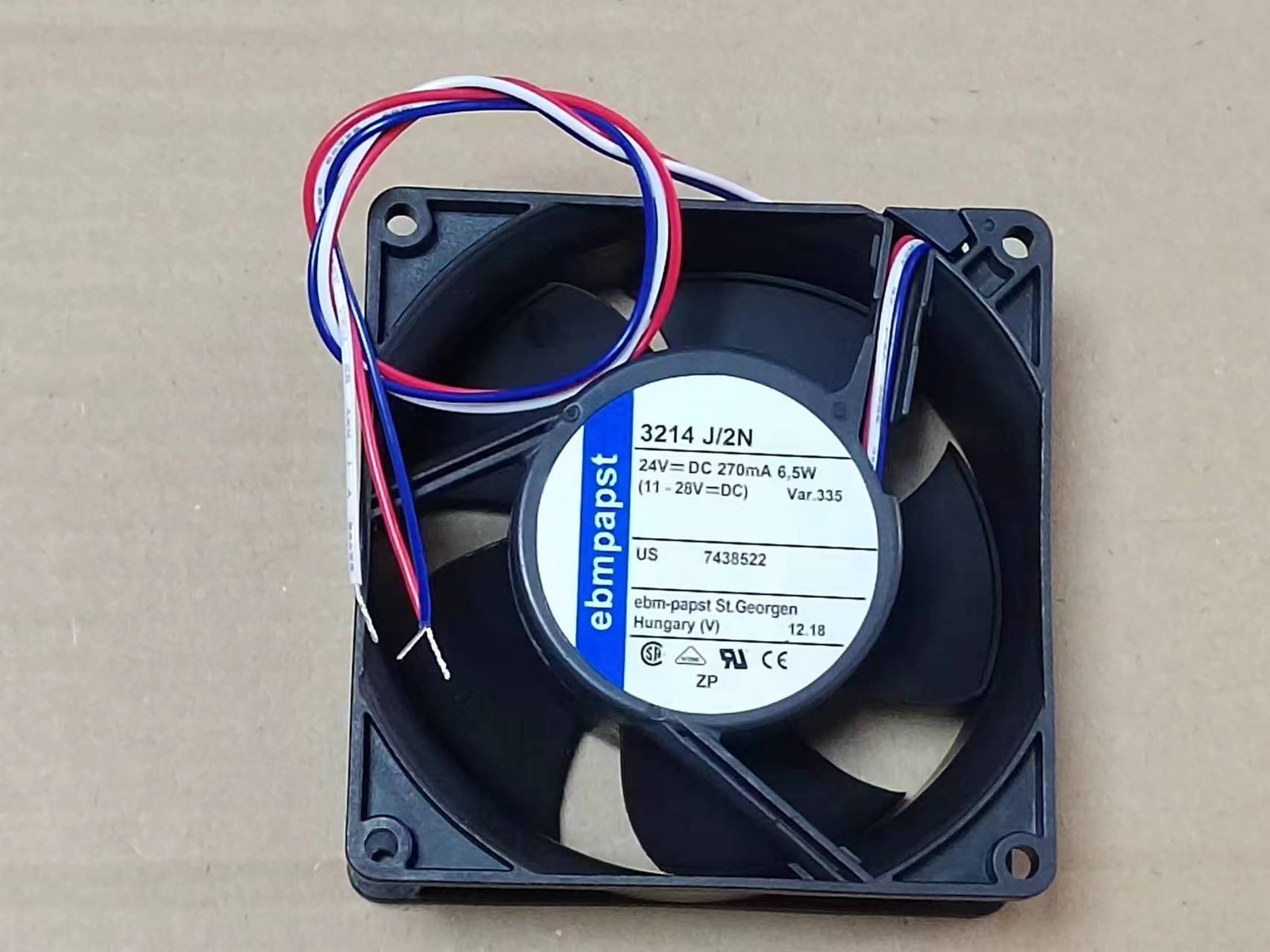 for 3214J/2N 24V 6.5W 92*92*38mm ABB inverter cooling fan
