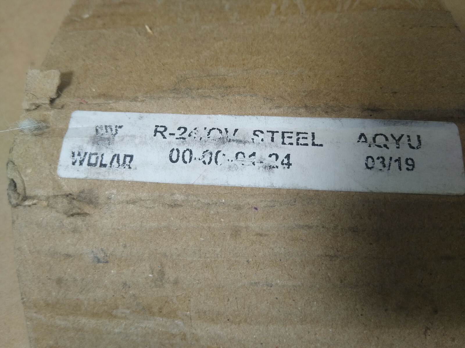 NEW Wolar 6A-0333 R-24 S-4 AQYT Ring Sealing Joint Gasket, SS