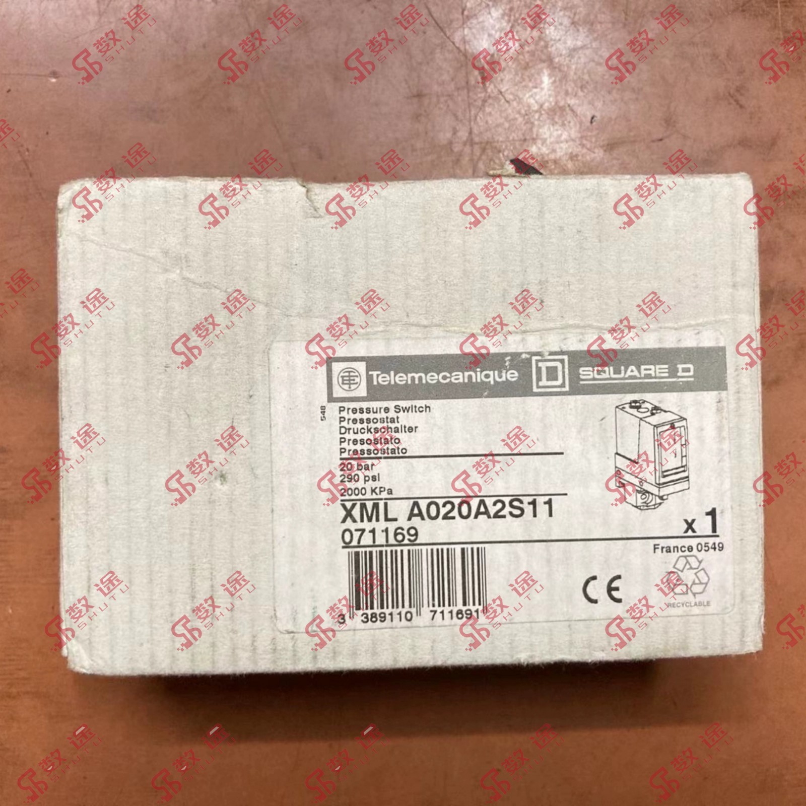 Schneider Telemecanique XMLA020A2S11 0.7-20bar Pressure switch#1pcs new in box