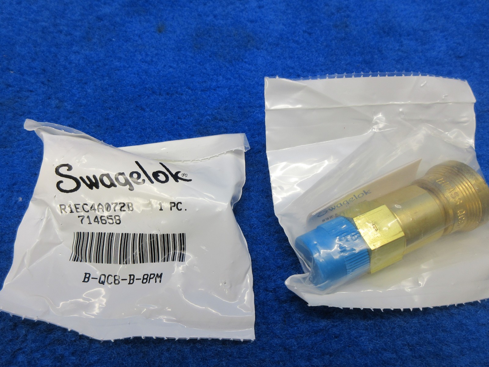 Swagelok Brass Instrumentation Quick Connect Body, 1.3 Cv, 1/2 in. Male NPT