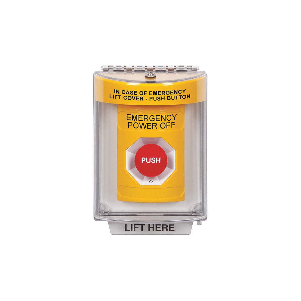 SAFETY TECHNOLOGY INTERNATIONAL SS2231PO-EN Emergency Power Off Push Button 54JF