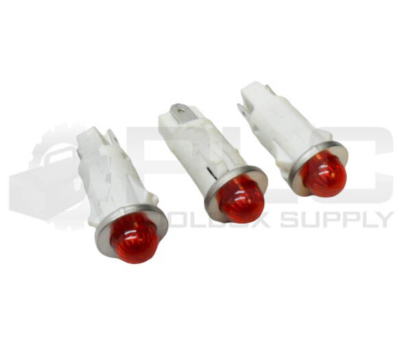 LOT OF 3 NEW CHICAGO MINIATURE 1091QM1 LED PANEL MOUNT INDICATOR 2W