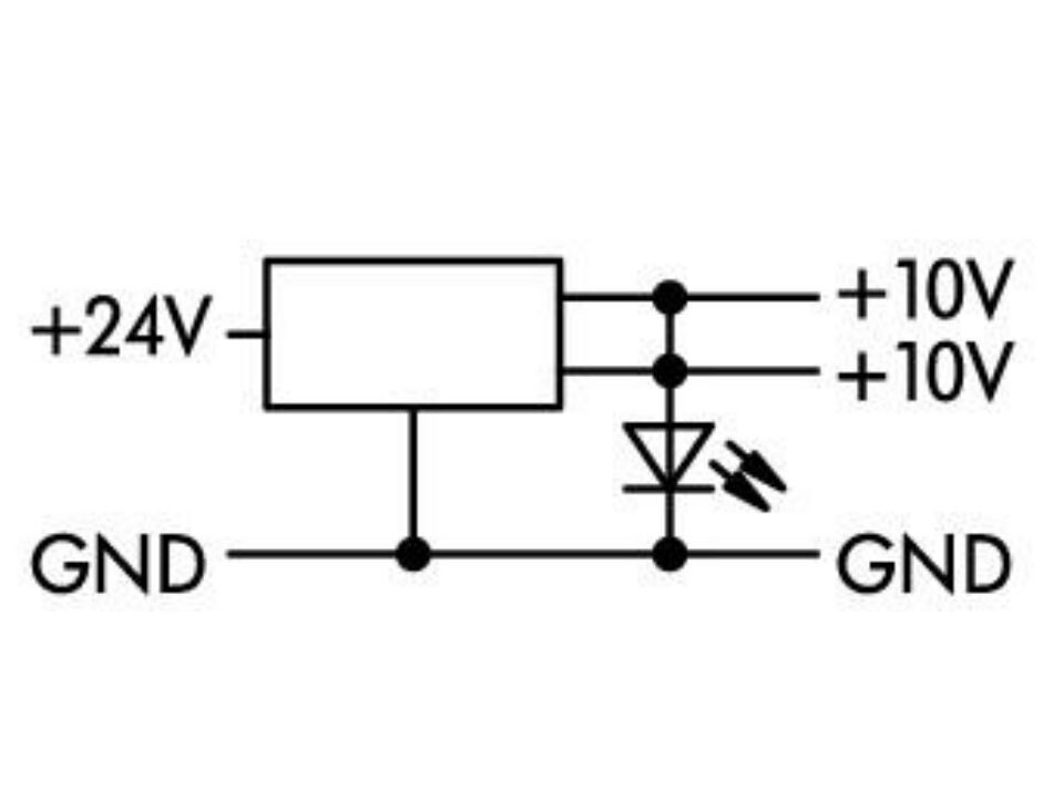 **NEW** WAGO 859-802 Input Voltage 24VDC, Output 10VDC, 0.5A DC/DC converter