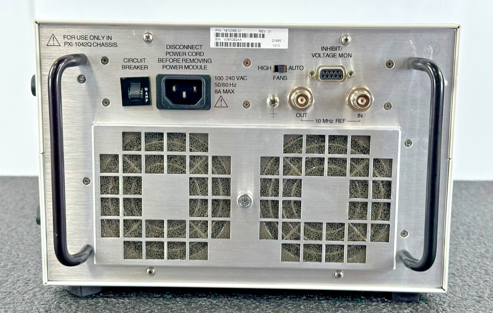 National Instruments NI PXI-1042 8-Slot Universal AC PXI Chassis