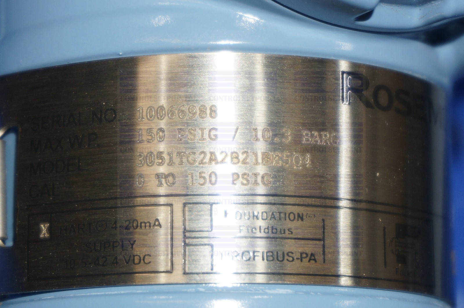 EMERSON ROSEMOUNT 3051TG2A2B21BE5Q4 PRESS TRANS 3051 TG2A2 ID66988