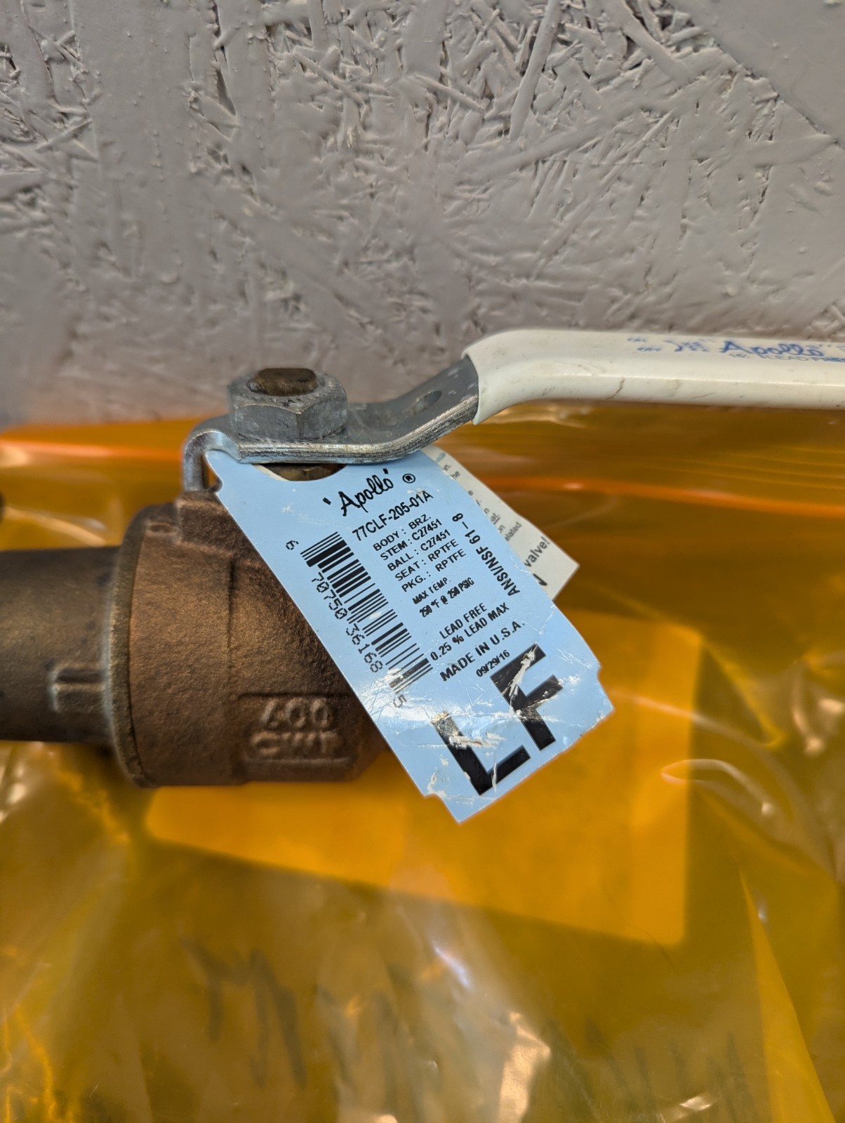 Apollo 77CLF-205-01A Bronze Lead Free 1″ Solder Ball Valve