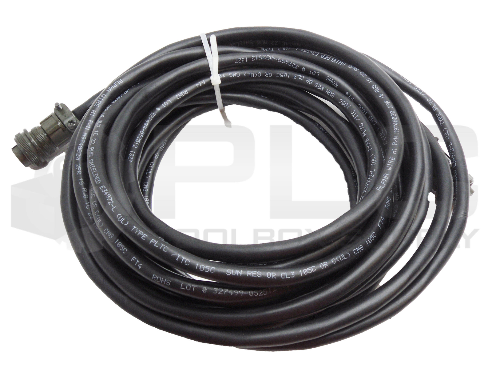NEW ALPHA WIRE M9748020 SHIELDED CABLE 18 AWG APPROX 26′