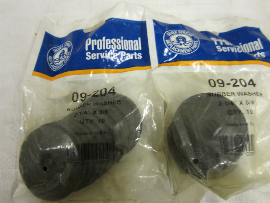 SILVER STREAK 09-204 RUBBER WASHERS (24 PCS)