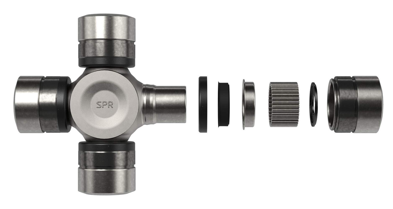 Spicer Spl55 Wj Series Universal Joint Non Greaseable Black O Rings 1.375 Inch