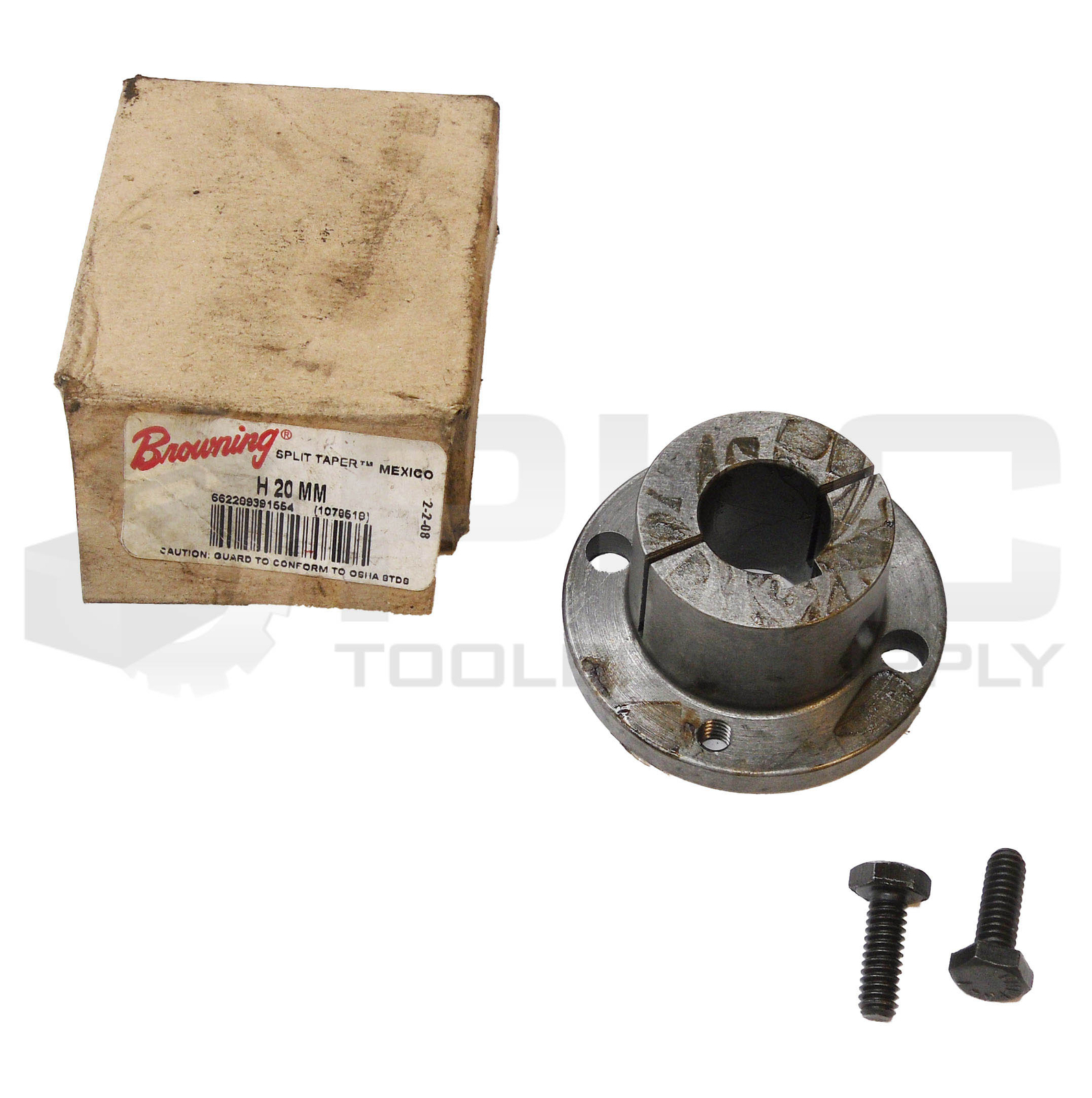 NEW BROWNING H 20 MM SPLIT TAPER BUSHING 20MM BORE 1078518 *READ*