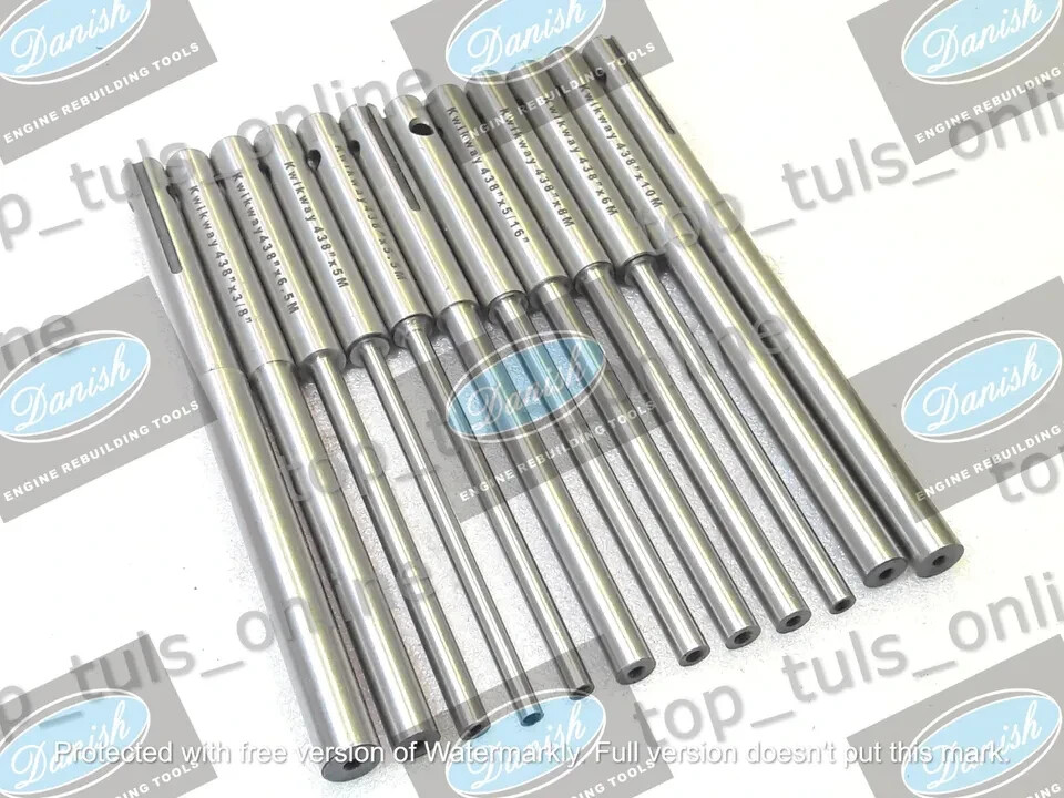 14x KWIK-WAY VALVE GUIDE PILOTS 0.437″ TOP 4.5 to 12 m 5/16-11/32-3/8-7/16