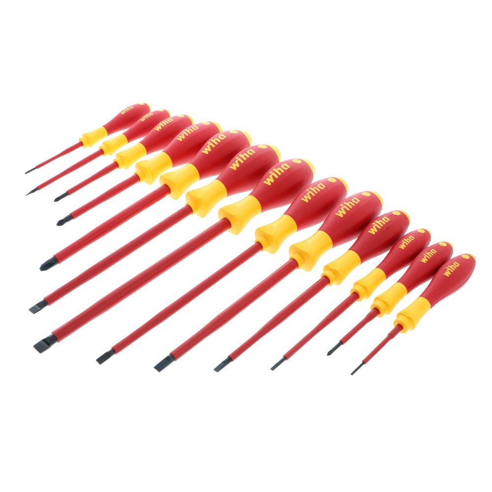 Wiha Tools 32094 13-Piece Insulated Slotted, Phillips Screwdrivers Set Sealed