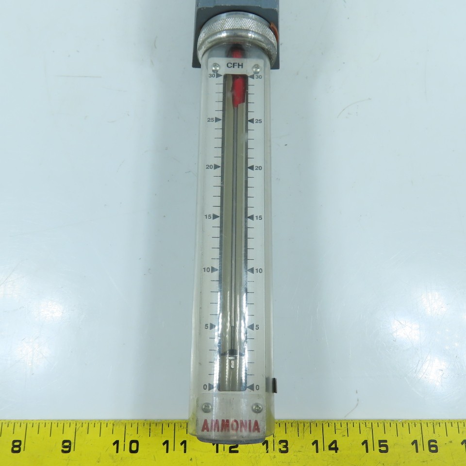 Waukee M-2 Flo-Meter Ammonia Flow Meter 70°F S.G. 0.59 PR. 8 0SIG 3/4″ NPT