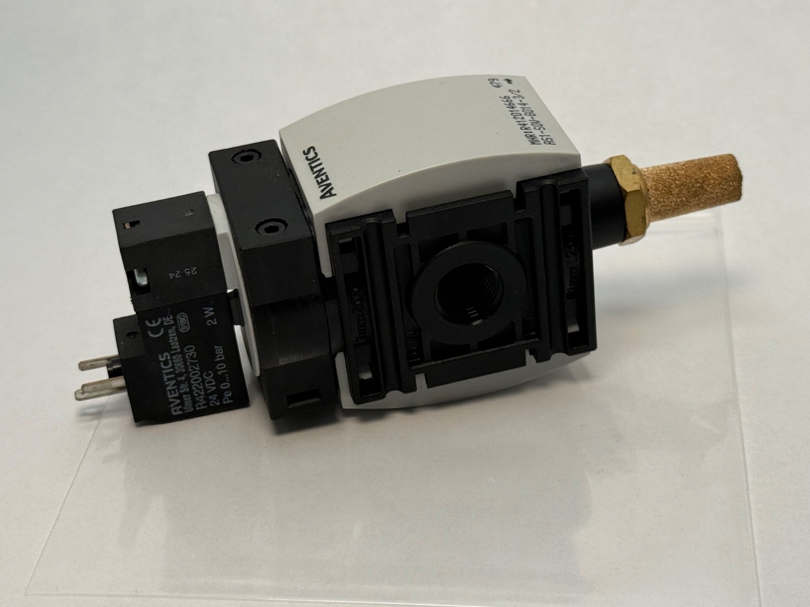 Aventics R412014666 Flow Control Valve AS1-SOV-G014-3/2