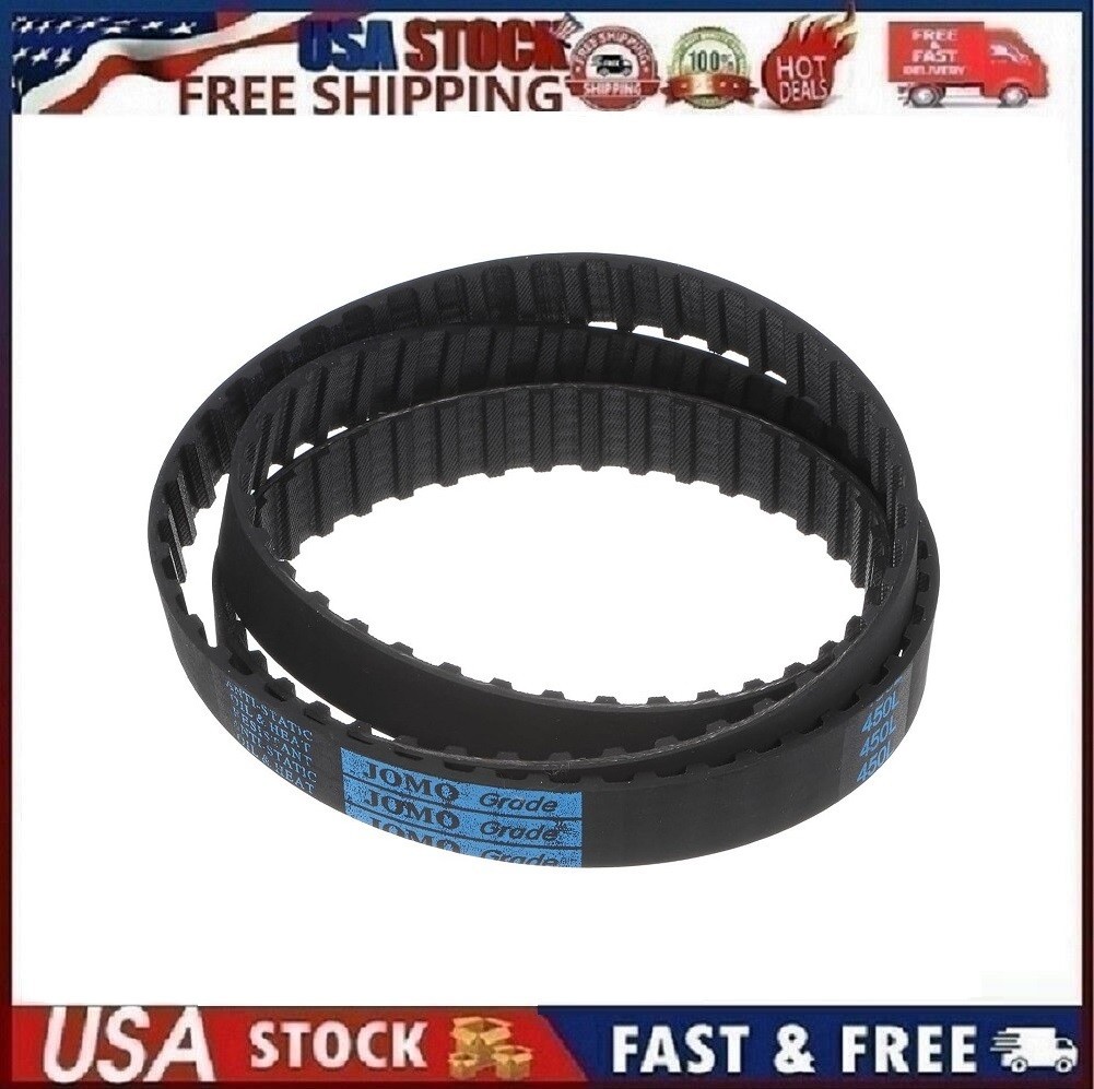 uxcell 450-L-075 L Timing Belt 45″ Outside Circumference x 0.75″ Width x 0.18″ H