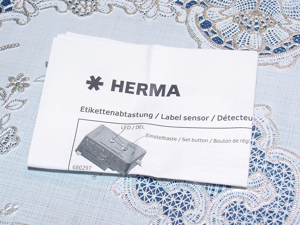 Herma Taster FS03 Artikel-Nr. 680 297, Self-Learning Label Sensor High Precision