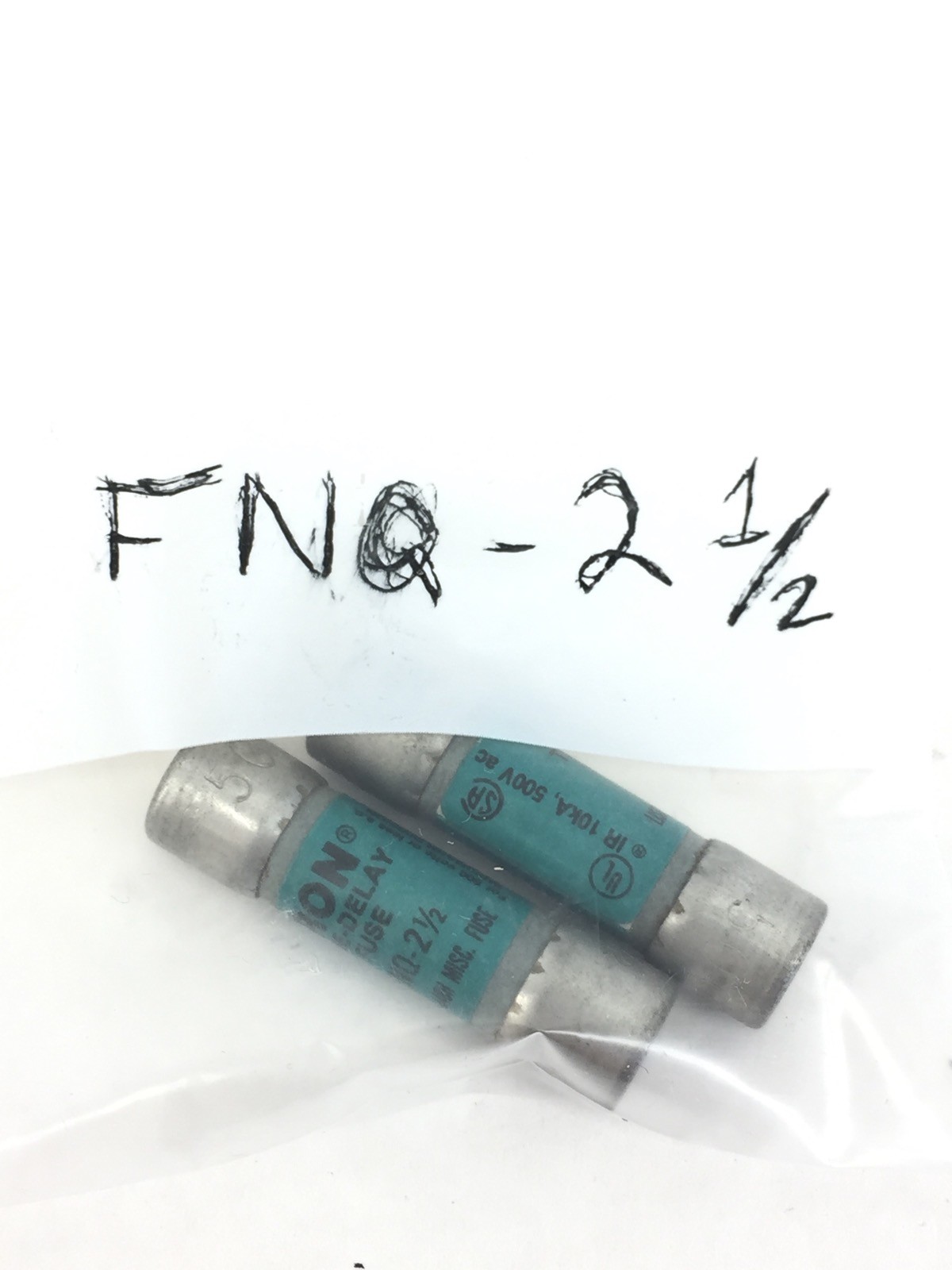 NEW! COOPER BUSSMANN FNQ-2-1/2 FUSES 2-PK(A623)