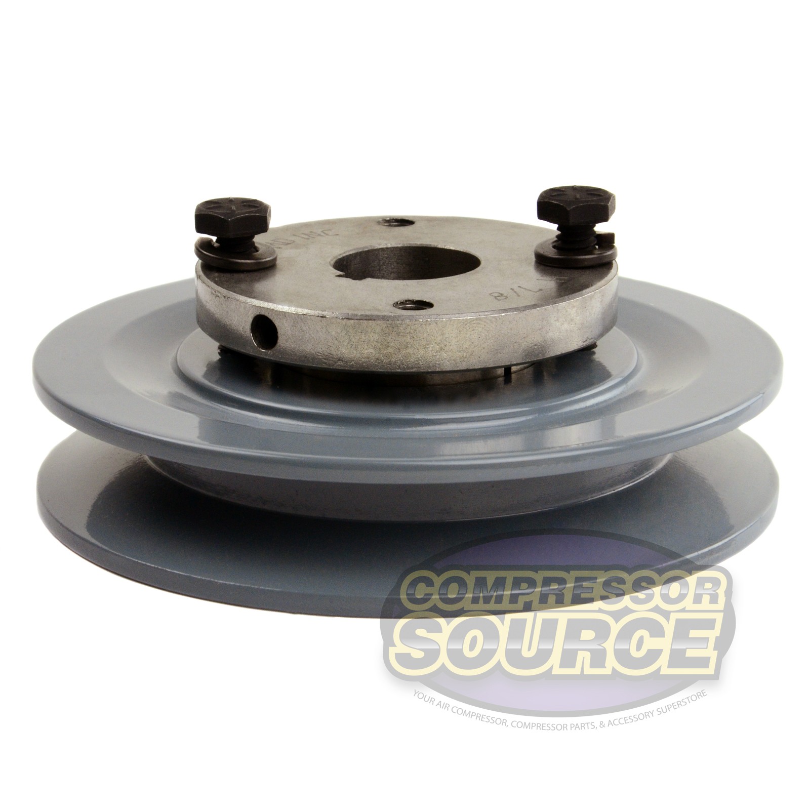 Cast Iron 4.5″ Single Groove Pulley Belt A Section 4L with 7/8″ Sheave Bushing