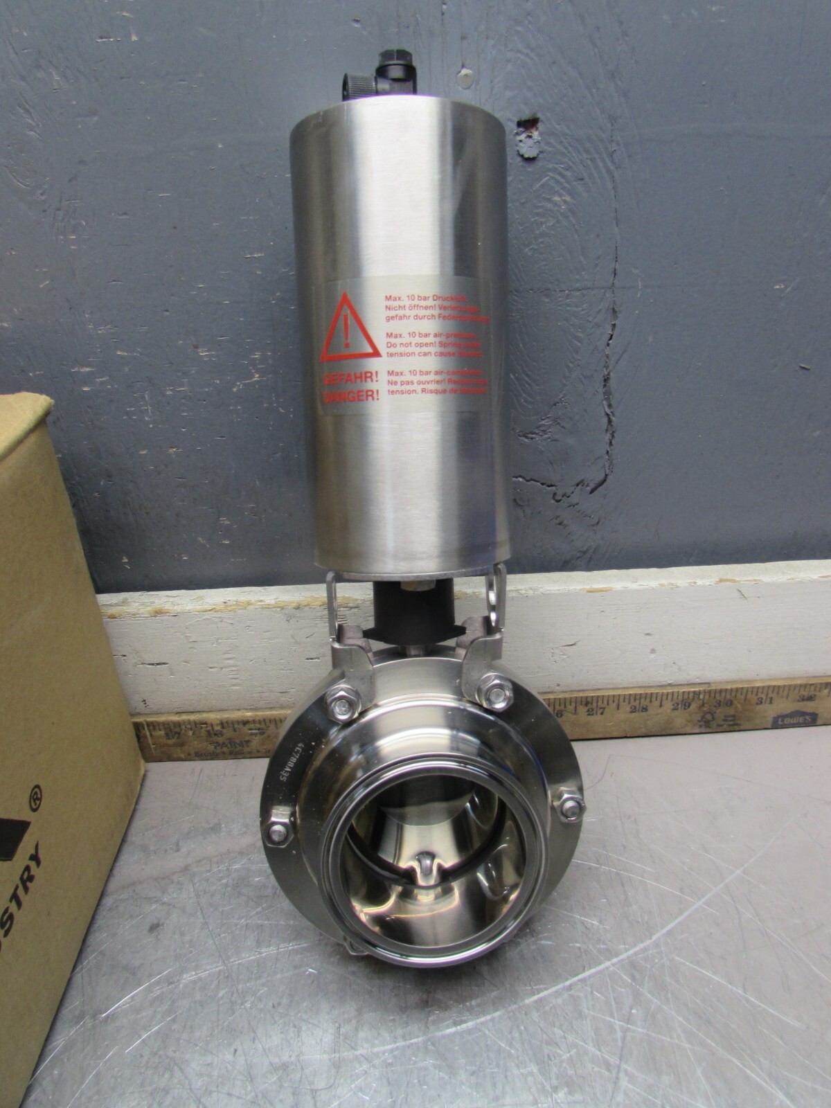 NEW! SPX WM20003147, 3″ ,Stl SS BUTTERFLY SANITARY VALVE, 200BVP, S-LINE, NIB!