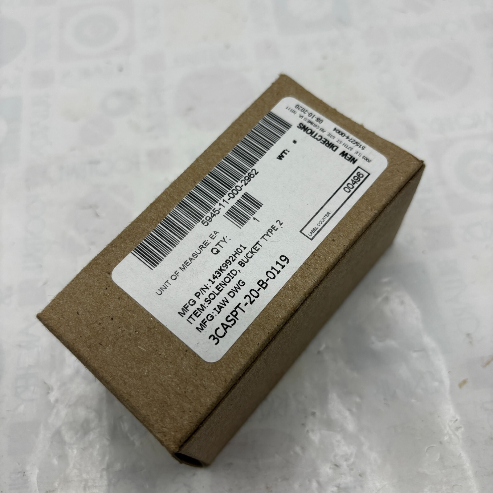 Mecalectro 333 216/02 Solenoid Interlock Switch 8.10.BJ.45 /A 24VDC COIL 8.5W ⭐