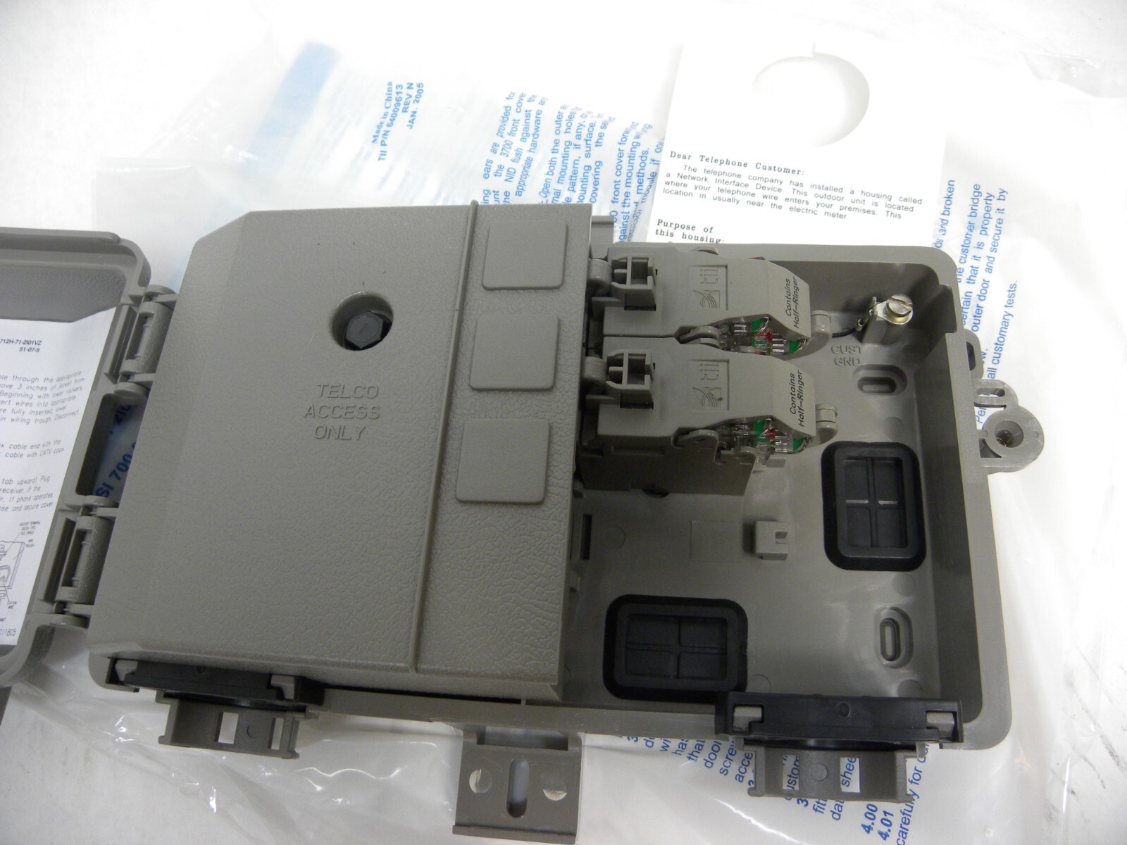 NEW Tii Network Interface Device 3700 Outdoor Network Interface 3712H-71-2101 VZ